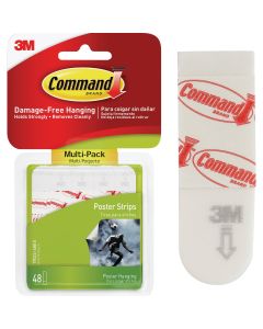 3M Command Assorted Poster Hanging Strips Value Pack