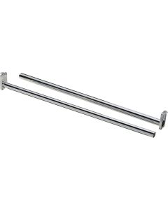 National 30 In. To 48 In. Adjustable Closet Rod, Chrome