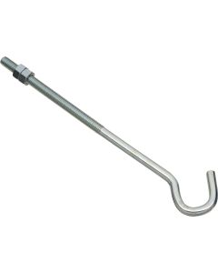 Hook Bolt Zinc 3/8x10"