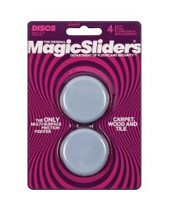 Magic Sliders 2 In. Round Self Adhesive Furniture Glide,(4-Pack)