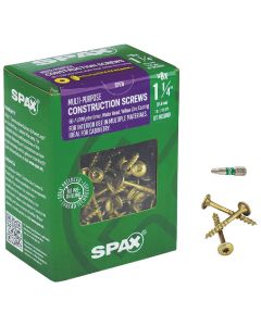 Spax #8 x 1-1/4 In. Washer Head Interior Multi-Material Construction Screw (1 Lb. Box)