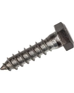 National 3/8 In. x 1-1/2 In. Black Hex Lag Bolt (4 Ct.)