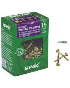 Spax #8 x 1-1/2 In. Washer Head Interior Multi-Material Construction Screw (1 Lb. Box)