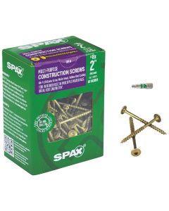 Spax #8 x 2 In. Washer Head Interior Multi-Material Construction Screw (1 Lb. Box)