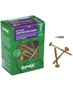 Spax #10 x 3 In. Washer Head Interior Multi-Material Construction Screw (1 Lb. Box)
