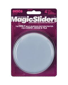 Magic Sliders 4 In. Round Furniture Glide,(4-Pack)
