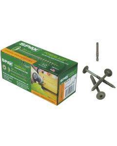 Spax PowerLags 1/4 In. x 3 In. Washer Head Exterior Structure Screw (50 Ct.)