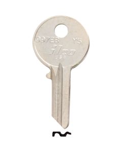 ILCO Yale Nickel Plated House Key, Y5 / 997EB (10-Pack)