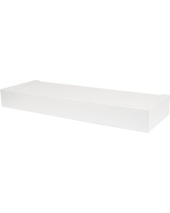 High and Mighty 18 In. White Floating Shelf