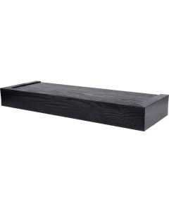 High and Mighty 18 In. Black Floating Shelf