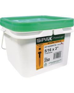 Spax PowerLags 5/16 In. x 3 In. Hex Head Exterior Structure Screw (250 Ct.)