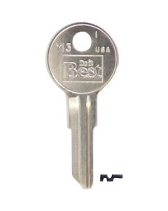 Do it Best Yale Nickel Plated House Key, Y13 / 01122R DIB (10-Pack)