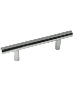 Laurey Melrose 3-3/4 In. Center-To-Center Polished Chrome Steel T-Bar Pull