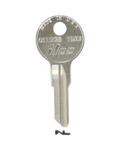 ILCO Yale Nickel Plated House Key, Y103 / O1122B (10-Pack)