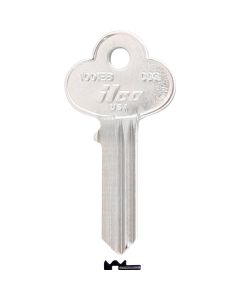 ILCO Corbin Nickel Plated File Cabinet Key CO3 / 1001EB (10-Pack)
