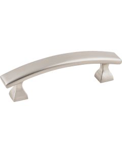 KasaWare 4 In. Overall Length Satin Nickel Flared Foot Square Pull (2-Pack)