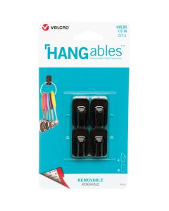 Velcro Brand Hangables 1/2 Lb. Capacity Black Removable Micro Hook (4 Count)