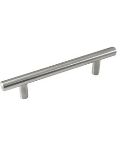 Laurey 5 In. Center-To-Center Brushed Satin Nickel Builders Steel Plated T-Bar Pull