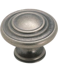 Amerock Inspirations Weathered Nickel 1-3/8 In. Cabinet Knob