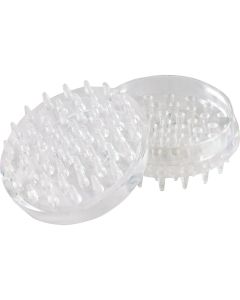 Do it 1-7/8 In. Inner Diameter Spiked Clear Furniture Leg Caster Cup,(4-Pack)