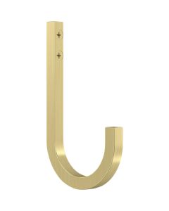 National Hardware 4 In. Brushed Gold Reed Multipurpose Hook (2-Pack)