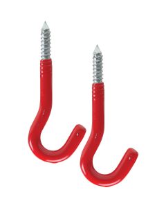 1.5 In. x 3.8 In. Screw-In Plant Hook (2-Pack)