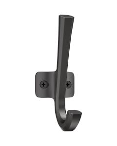National Hardware 4-5/16 In. Matte Black Powell Angled Hook