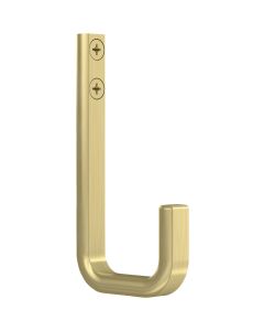 National Hardware 4 In. Brushed Gold Reed Modern Hook