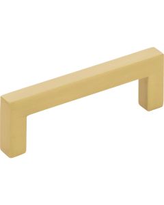 KasaWare 3-3/8 In. Overall Length Brushed Gold Square Bar Pull (8-Pack)