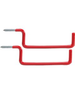 Screw-In Vinyl Coated Ladder Hanger (2-Pack)