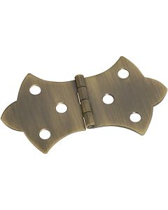 National 1-11/16 In. x 3-1/16 In. Antique Brass Hinge (2-Pack)