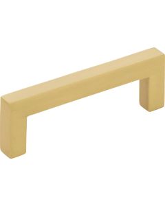 KasaWare 3-3/8 In. Overall Length Brushed Gold Square Bar Pull (2-Pack)