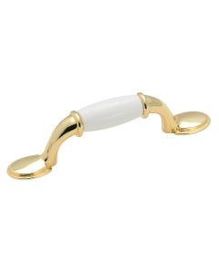 Amerock Everyday Heritage Polished Brass 3 In. Cabinet Pull