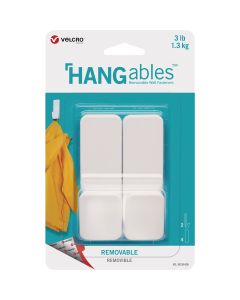 Velcro Brand Hangables 3 Lb. Capacity White Removable Medium Hook (2 Count)