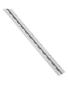 National Steel 1-1/16 In. x 48 In. Nickel Continuous Hinge