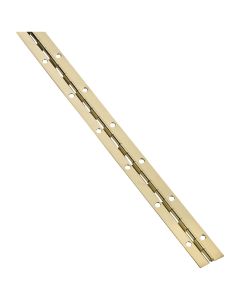 National Steel 1-1/16 In. x 48 In. Bright Brass Continuous Hinge