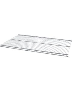 Organized Living FreedomRail 4 Ft. W. x 12 in. D Profile Ventilated Closet Shelf, Nickel