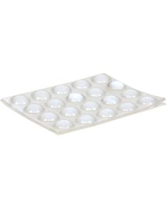 Magic Sliders 3/8 In. Round Clear Furniture Bumpers,(20-Count)