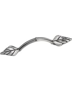 Laurey 3 In. Center-To-Center Antique Pewter Leaf Cabinet Pull
