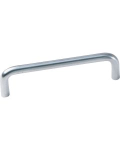 Laurey Tech 4 In. Center-To-Center Satin Chrome Contemporary Cabinet Pull