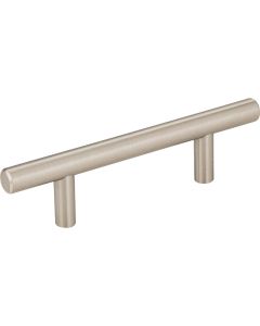 Elements Naples 3 In. Center-to-Center Satin Nickel Cabinet Bar Pull