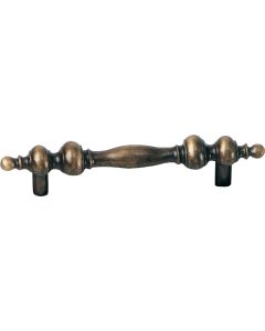 Laurey 3 In. Center-To-Center Antique Brass Classic Traditions Cabinet Pull