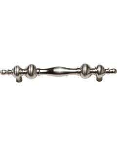 Laurey 3 In. Center-To-Center Satin Chrome Classic Traditions Cabinet Pull