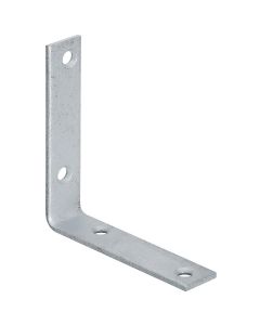 National Catalog 115 4 In. x 7/8 In. Galvanized Corner Brace