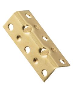 National Catalog V113 Series 2-1/2 In. x 3/4 In. Brass Corner Brace (4-Count)