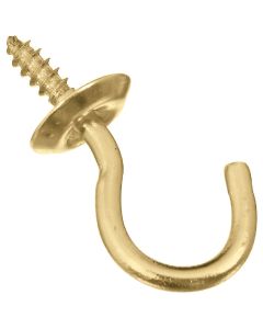 3/4" Cup Hook Brass