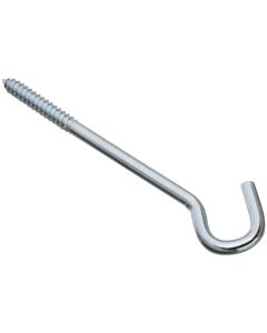 Screw Hook Zn 3/8x8"