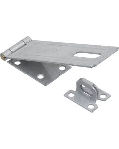 National 6 In. Galvanized Non-Swivel Safety Hasp