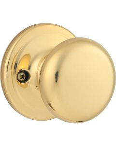 Kwikset Signature Series Polished Brass Juno Dummy Door Knob