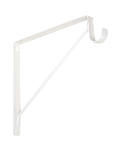 Shelf / Rod Bracket White